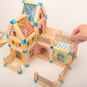 立体拼图3d房子模型木质儿童生日礼物益拼装智玩具3-10岁动手能力