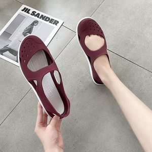 徐罗精品百货店a淘宝*厚底雨天凉鞋下雨凉鞋拖鞋女可以穿的凉鞋防雨