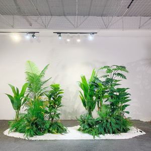 大型仿真植物造景假绿植组合室内装饰摆放套装橱窗装饰场景布置