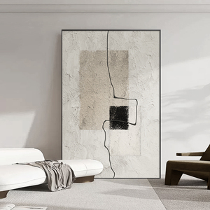 抽象意式极简客厅装饰画现代简约沙发背景墙挂画大幅落地画玄关画