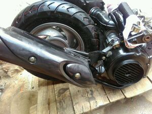 公主 本田gy6 女装影新大洲车e摩托二手发动机125茜茜白雪头踏板