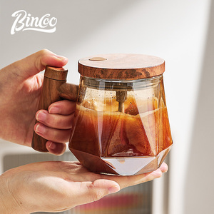 bincoo新款全自动搅拌电动冲奶咖啡杯子家用办公室多功能玻璃水杯