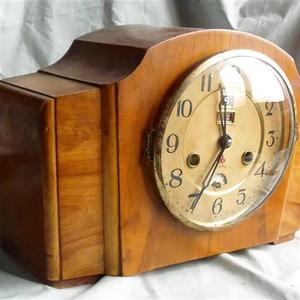 年老物件古董古玩国产三五牌555座钟台钟机械钟表大机弗尼斯558249