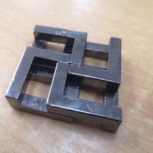 锌合金四方锁 精品合金解锁 古典益智 高档智力玩具 方块锁.