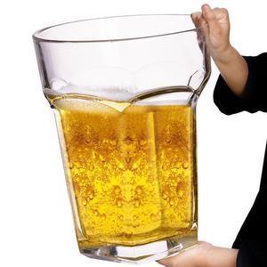 超大啤酒杯霸王杯扎啤杯大容量英雄杯特大号酒杯大号酒吧网红杯子