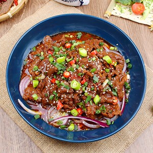 水煮牛肉快手菜冷冻半成品盒装酒店商用私房菜调味速食铁板牛肉片