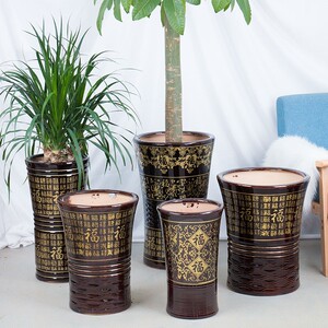 落地花盆高筒客厅欧式