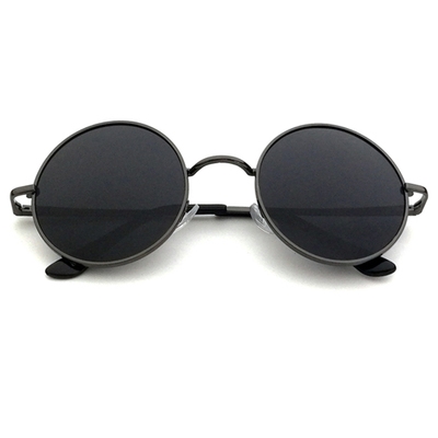 20新品热卖老爷潮流眼镜潮港偏光镜港偏光墨镜男味复古黑社会圆片