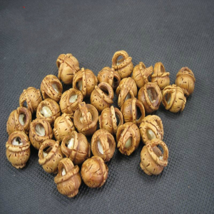 手工饰品野桃核雕刻 宝宝儿童手脚链随身编织diy吊坠桃核蓝筐