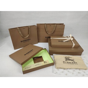 burberry/博柏利/巴宝莉围巾盒子披肩空盒衬衫礼盒风衣大衣包装盒
