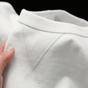 白色t恤女收口袖