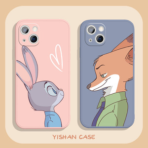 疯狂动物城11卡通12mini狐尼克朱迪xsmax硅胶软xr兔子x男女8plus7p套6