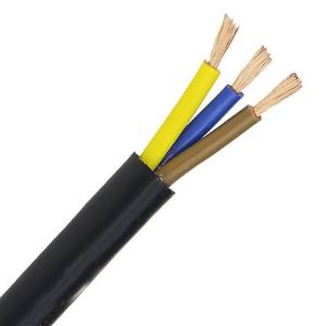凤达电线电缆3*6平方三芯护套线KVVR铜芯国标铜线新能源充电桩电