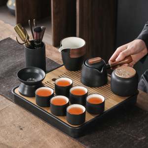 简约茶盘轻奢功夫茶杯泡茶壶小型办公室喝茶茶具古德窑家居旗舰店