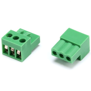 96-2/3/4/5/6/8p插拔式接线端子3.96mm直针弯针座k插头接插件