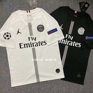 巴黎球衣aj联名18-19赛季10号内马尔7号姆巴佩欧冠版足球服男女款