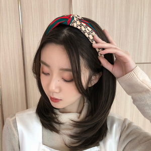 假发帽子一体网红锁骨发短发时尚女半头套中长发自然懒人发箍头套