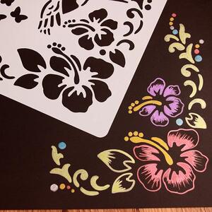 墙面喷漆模板图案印花镂空