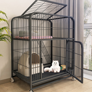 猫笼子家用室内超大自由空间猫咪窝房子猫舍小型号两层三层猫别墅