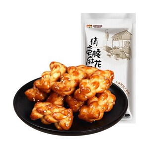 【三只松鼠_俏悟空蛮腰麻花108gx3袋】零食特产风味天津小麻花小