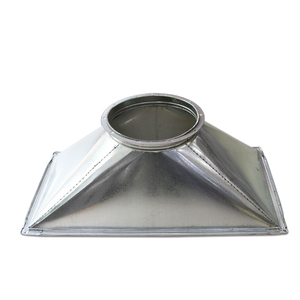 玖鹿铁皮风管方变圆油烟净化器风机口变径油烟净化器方变圆