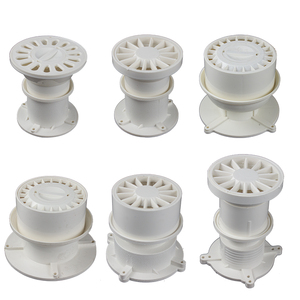 pvc50地漏预埋件 防水层阳台喇叭成品地漏套筒75止水节排水管配件