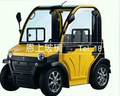 欧洲进口代永源大阳北京奔茨次前挡风钢化玻璃四轮电动车后挡车电