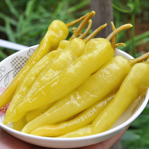 广西酸椒泡椒牛角椒农家腌制蔬菜白玉辣椒下饭菜特产开胃泡菜酸嘢