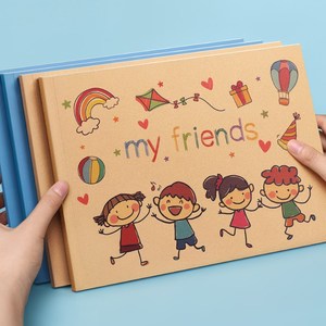 儿童空白图画本幼儿园画画本子a4画纸涂鸦专用纸白纸绘画本美术本小