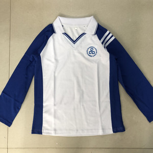 新品北京朝阳外国语学校长袖t恤短袖t恤男女同款校服短裤