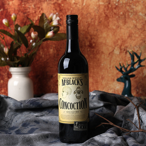 澳洲进口葡萄酒红酒 15度红酒黑先生的秘汁西拉干红(2013)merlot