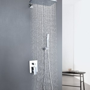 双把双控顶喷手提花洒套装酒店民宿家用简易欧式淋浴房洗澡沐浴器