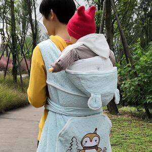 耙耳朵贵州婴儿背带四川背小孩后背老式传统背扇冬季加棉宝宝背巾