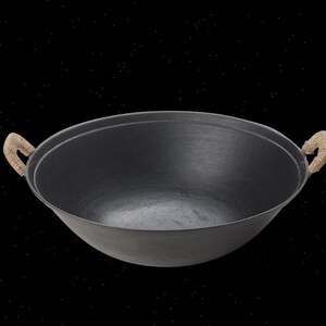 双耳铁锅浅家用