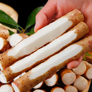 小白嘴白山药铁棍山药淮山药5斤新鲜蔬菜铁杆 非河南焦作温县垆土