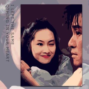 人物画diy卡通周星驰朱茵数字油画大话西游油彩宝紫霞情侣画