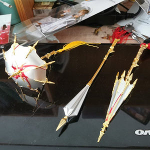 全职高手周边叶秋唐柔可变形叶修法师手办千机伞模型玩具武器挂件