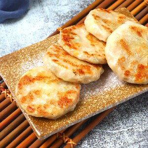 光头佬玉米饼香煎杂粮饼肉饼煎饼广式早茶特色早餐食品半成品点心