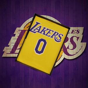 新款湖人队库兹玛0号球衣 城市复古拉丁热压sw曼巴背心短裤套装篮