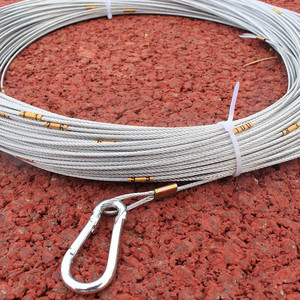 全钢丝测量绳标准30米50米70米100测绘绳百米桩基测绳可定做国标3