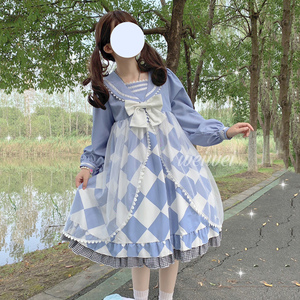 jk连衣裙秋季洛丽塔正牌女童小学生初高中生学院风lolita公主裙子