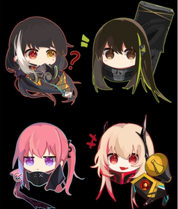 【现货】少女前线同人亚克力徽章ar小队404小队