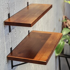 墙上置物架实木一字隔板壁挂挂墙承重货架家用书架客厅厨房收纳架