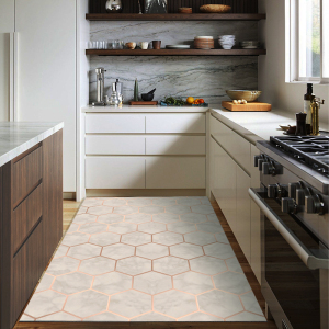 厨房地垫可定制 轻奢防水防油满铺可擦免洗入户门口进门家用地毯