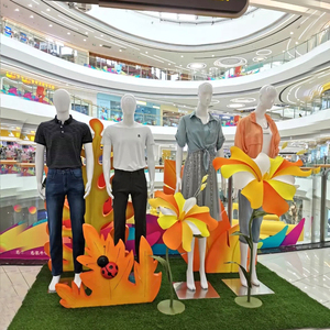 节庆小道具淘宝秋季美陈商场dp点装饰男女装店橱窗陈列道具新款落叶