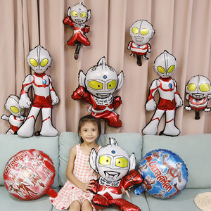 正版授权卡通奥特超人铝膜气球儿童生日派对宴会装饰卡奥特曼气球
