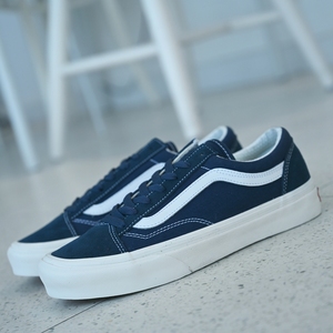 万斯路style 36蓝白权志龙cd同款经典款学生板鞋低帮帆布鞋男潮鞋