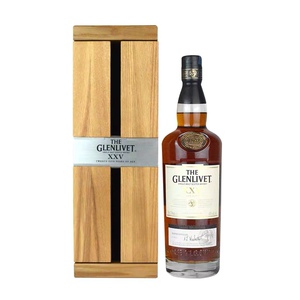 鼎乾 theglenlivet格兰威特25年单一麦芽威士忌礼盒装43%格兰利威