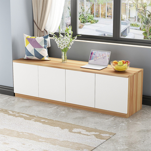 飘窗收纳柜靠墙置物矮柜子地台柜储物柜阳台窗边柜改造榻榻米定制