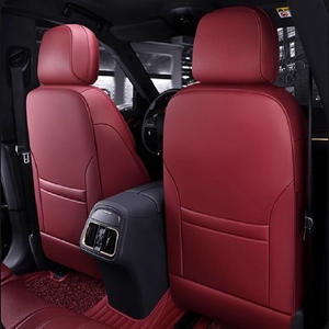 奔驰e300l坐垫汽车座椅套座套c260l红色gla真皮glc全包四季座位套